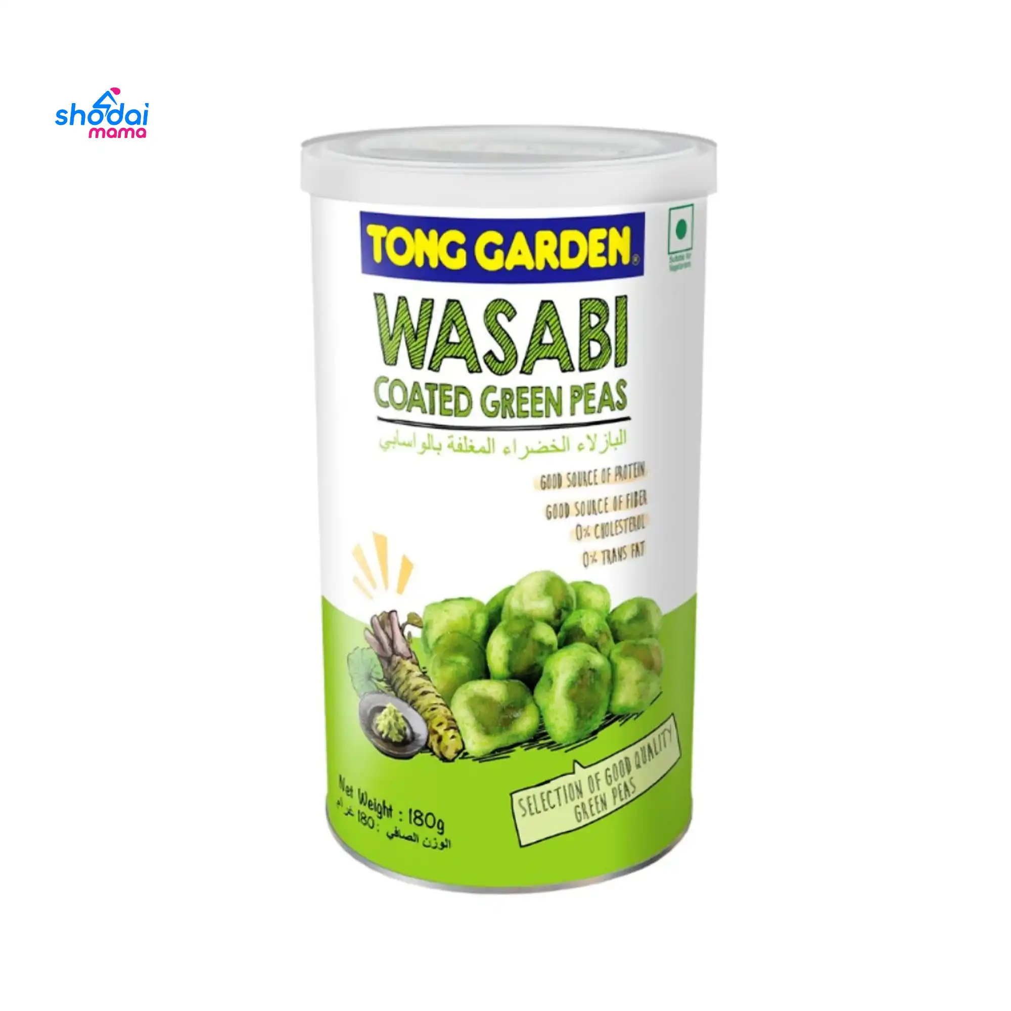 Tong Garden Wasabi Coated Green Peas 180gm